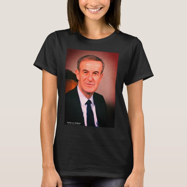 Camiseta Hafez al-Assad, Presidente sírio (Frente)