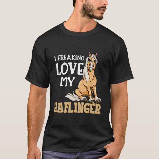 Camiseta Haflinger Horse Eu Amo Meu Haflinger (Frente)