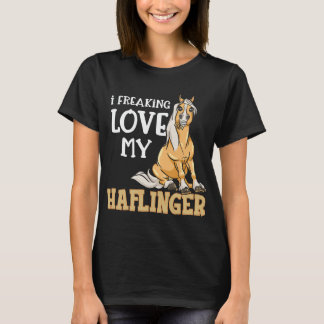 Camiseta Haflinger Horses Garota Eu Adoro