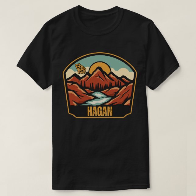 Camiseta Hagan, Geórgia (Frente do Design)