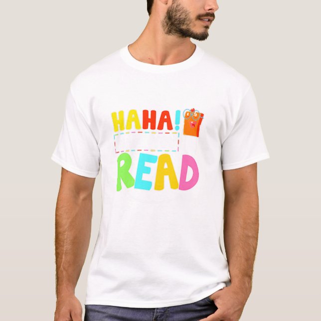 Camiseta Haha Fez Você Ler A Faculdade De Presentes De Cami (Frente)