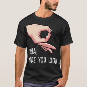 Camiseta Haha Fez Você Parecer Engraçado Jogo De Mão Do Cír