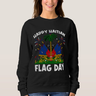 Camiseta haiaitiano dia da bandeira homens mulheres criança