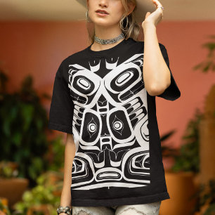Camiseta Haida Eagle Thunderbird Noroeste da Colômbia