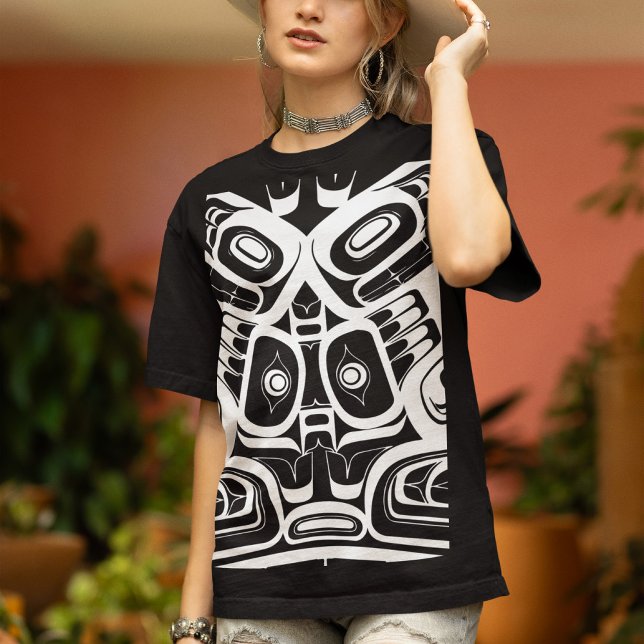Camiseta Haida Eagle Thunderbird Noroeste da Colômbia (Criador carregado)