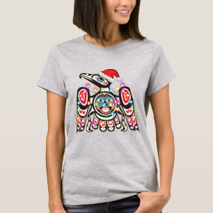 Camiseta Haida Thunderbird Símbolo Ornamento Cristo-alvo