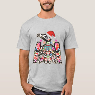 Camiseta Haida Thunderbird Símbolo Ornamento Cristo-alvo