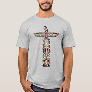 Camiseta Haida Thunderbird Symbolismo Haida Nativo
