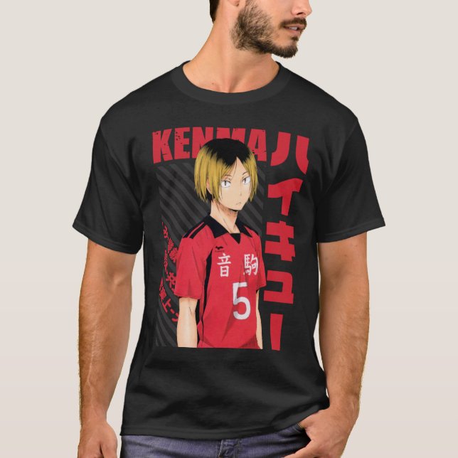 Camiseta Haikyuu Kenma Kozume MEME ANIME CARTOON MANGA (Frente)