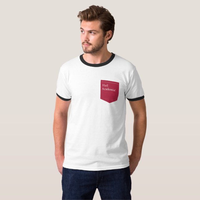 Camiseta Hail Academia Ringer (Frente Completa)