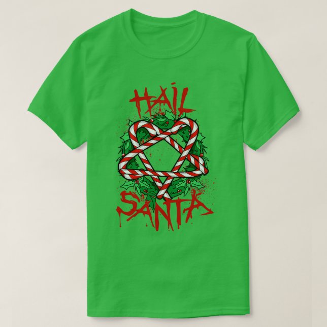 Camiseta Hail Santa 2  (Frente do Design)