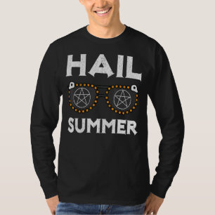 Camiseta Hail Summer Gótica Gótico de Grunge Estético