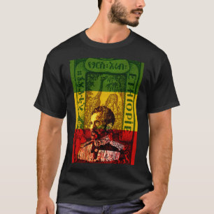 Camiseta Haile Selassie Ethiopia Rasta
