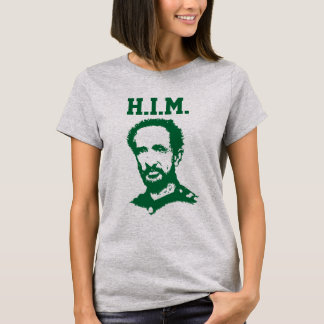 Camiseta Haile Selassie - H_._I_._M. Rei - reggae Rasta