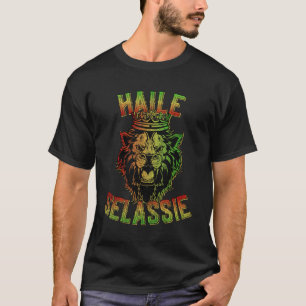 Camiseta Haile Selassie Jah Rastafari Reggae
