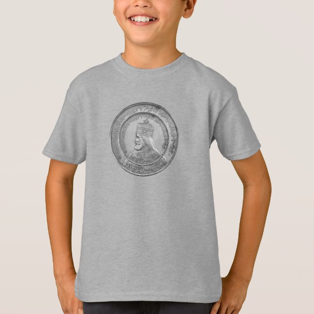 Camiseta Haile Selassie Jah Rastafari Reggae Rasta Roots  (Frente)