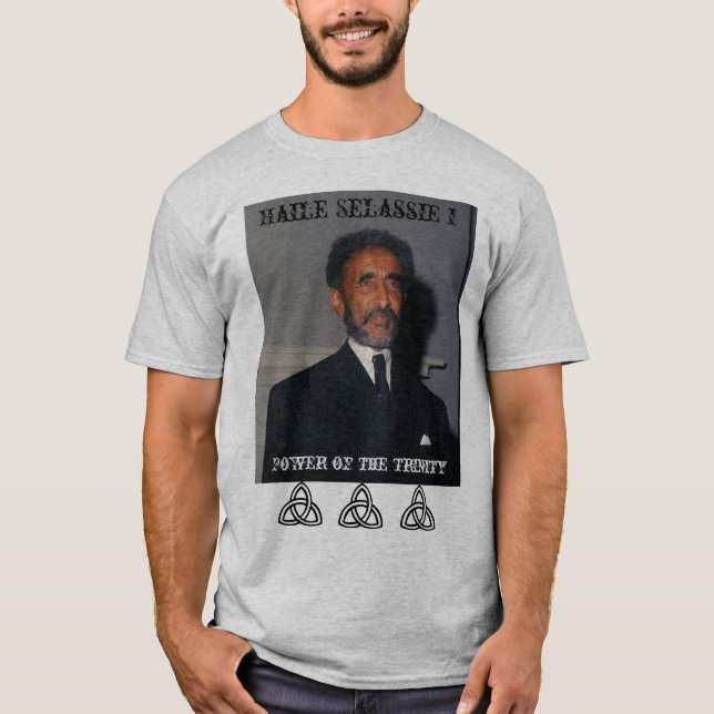 Camiseta Haile Selassie que eu pnho da trindade (Frente)