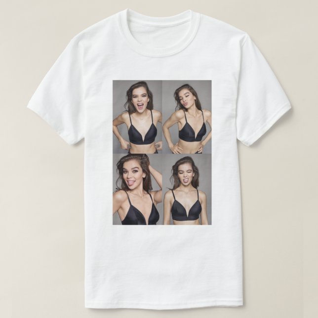 Camiseta Hailee Steinfeld (Frente do Design)