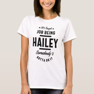 Camiseta Hailey Personalizado Name Birthday