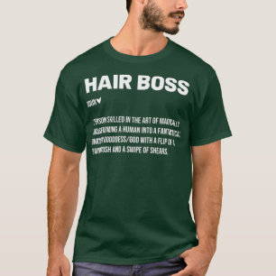 Camiseta Hair Boss Cosplayer ou Hairstylist