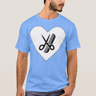 Camiseta Hair Comb Love Scissors Gift