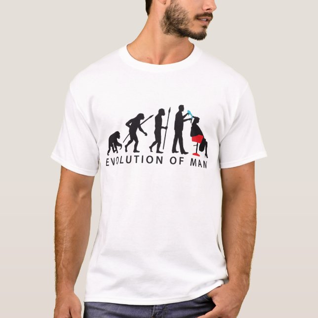 Camiseta hair evolution of ele stylist (Frente)