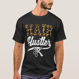 Camiseta Hair Hustler Leopard Hairdresser Hair Stylist Babr