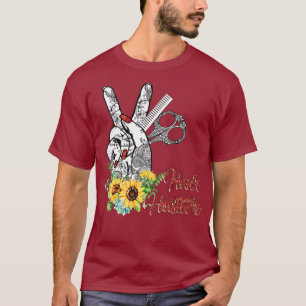 Camiseta Hair Hustler Sunflower Hairstylist Hairdresser
