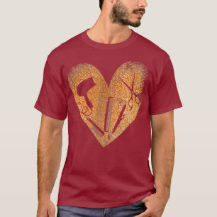 Camiseta Hair Salon Hairdresser Mulheres Presentes Hairstyl