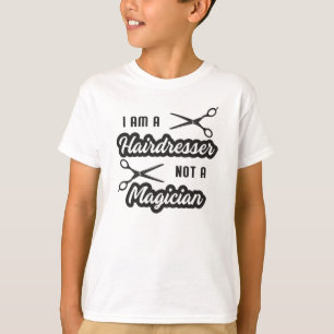 Camiseta Hair Stylist Barber Scissors Hairdresser Gift Idea