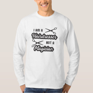Camiseta Hair Stylist Barber Scissors Hairdresser Gift Idea