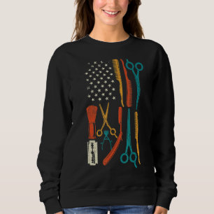 Camiseta Hair Stylist Hairdresser Barber Salon Rhinestone