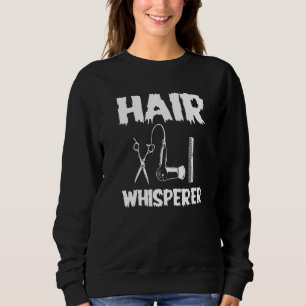 Camiseta Hair Whisperer Barber Cortando Salão de Cabelo