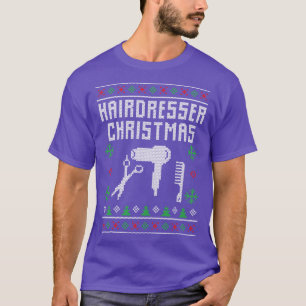 Camiseta Hairdresser Febre de Natal Chr