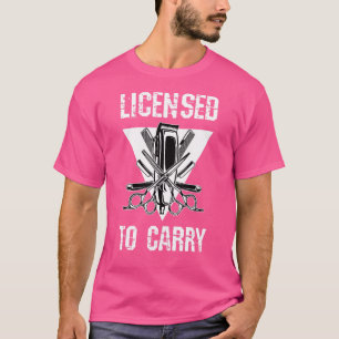 Camiseta Hairdresser Ha Licenciado para Ferramentas de Comp