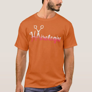 Camiseta Hairologista Hairdresser Salon Scissor Hairstylist