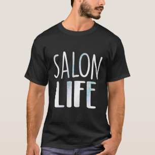 Camiseta Hairstylist Curta Nail Tech Salon Hair Nail Salon