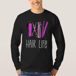 Camiseta Hairstylist Salon Job Tesoura Shea Life Sc