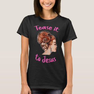 Camiseta Hairstylist Teve Para Jesus Hair Salon Barber