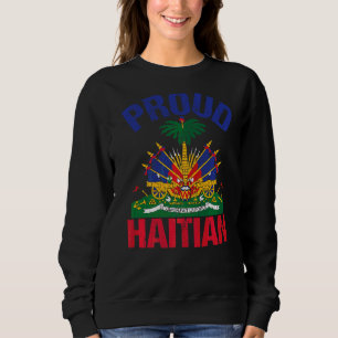Camiseta Haiti: América do Haiti Bandeira Orgulhosa de Amor