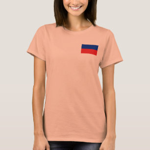 Camiseta Haiti Bandeira + Mapa