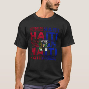 Camiseta Haiti: Dia da Bandeira do Haiti Orgulho Forte de A