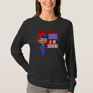 Camiseta Haiti: Dia da Bandeira do Haiti Ortodia Ayiti Vint