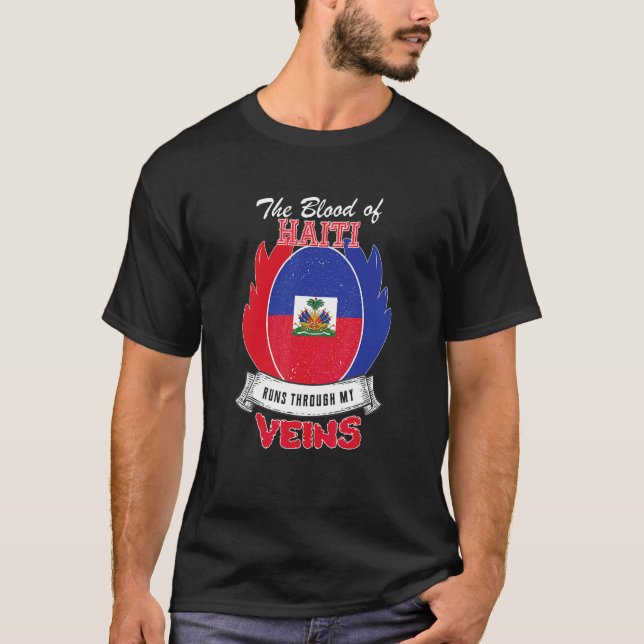 Camiseta Haiti em Minhas Veias (Frente)