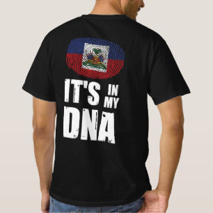 Camiseta Haiti Está em minha impressão digital haitiana