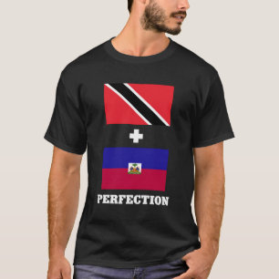 Camiseta Haiti Flag Trinidad E Tobago Perfeição