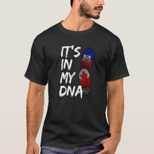 Camiseta Haiti Haitian Canada Combo Misturas de impressões