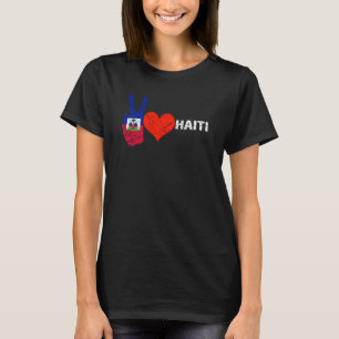 Camiseta Haiti Haitian Country Flag Day Love Heart Aud Ay