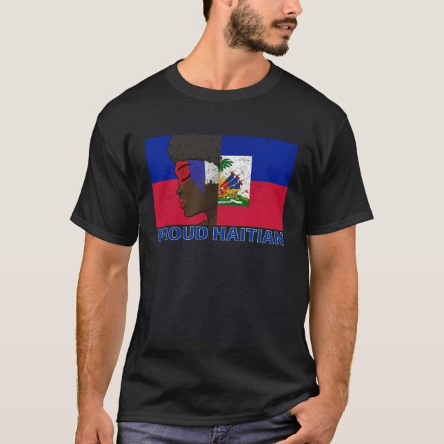 Camiseta Haiti Haitian Flag Day Proud Woman Ayiti Girl  11 (Frente)