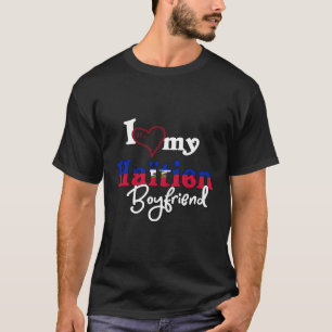 Camiseta Haiti Matando I Love My Haitien Namorado Orud H